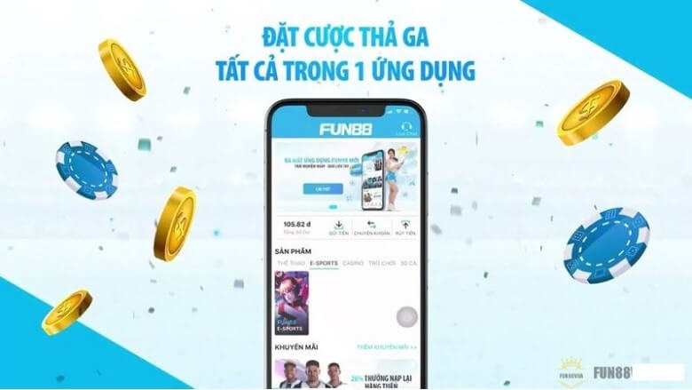 fun88 hỗ trợ cá cược đa nền tảng